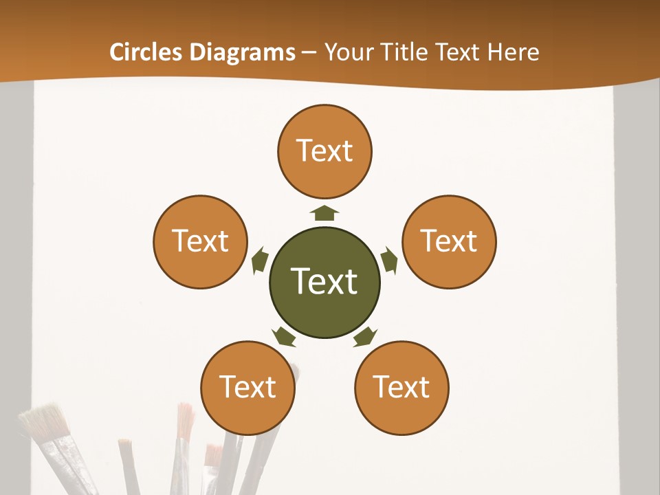 Blank Paint Studio PowerPoint Template