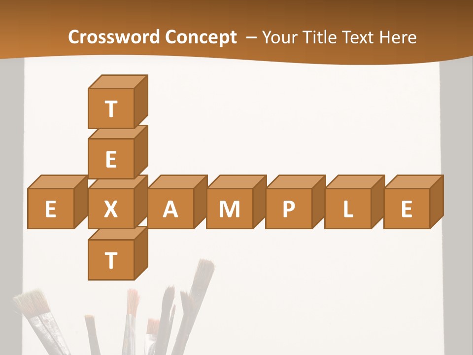 Blank Paint Studio PowerPoint Template