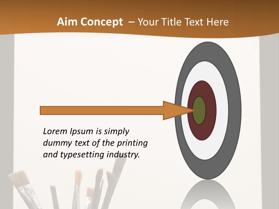 Blank Paint Studio PowerPoint Template