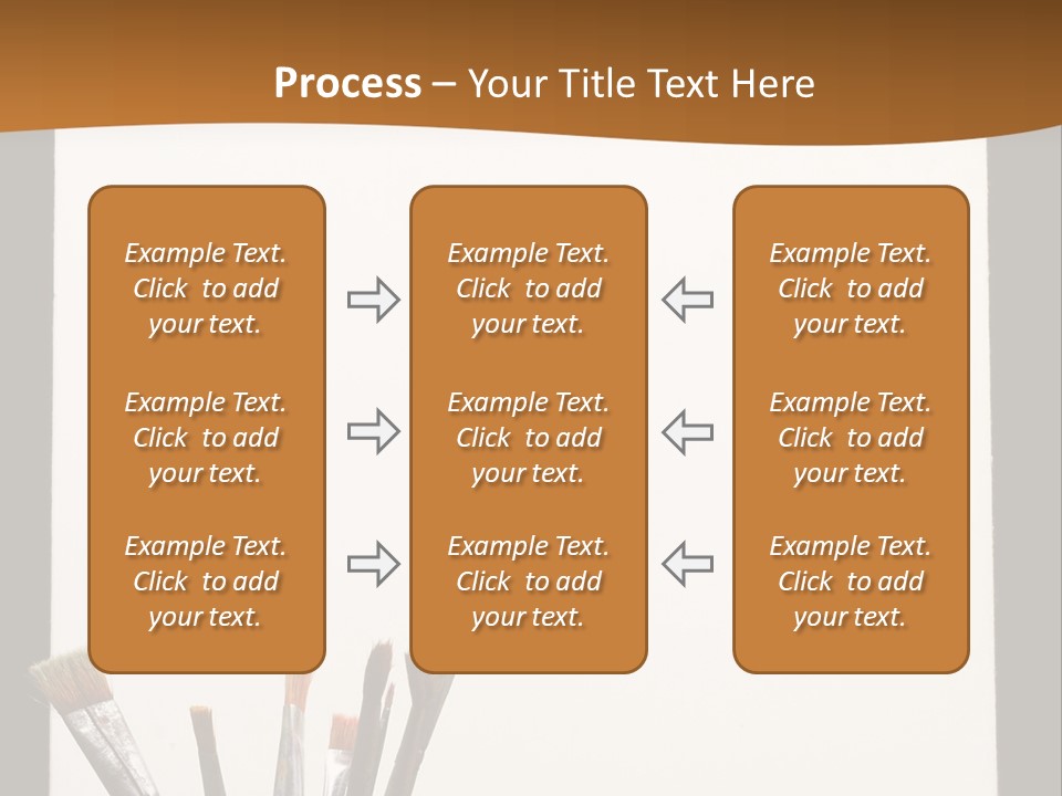 Blank Paint Studio PowerPoint Template