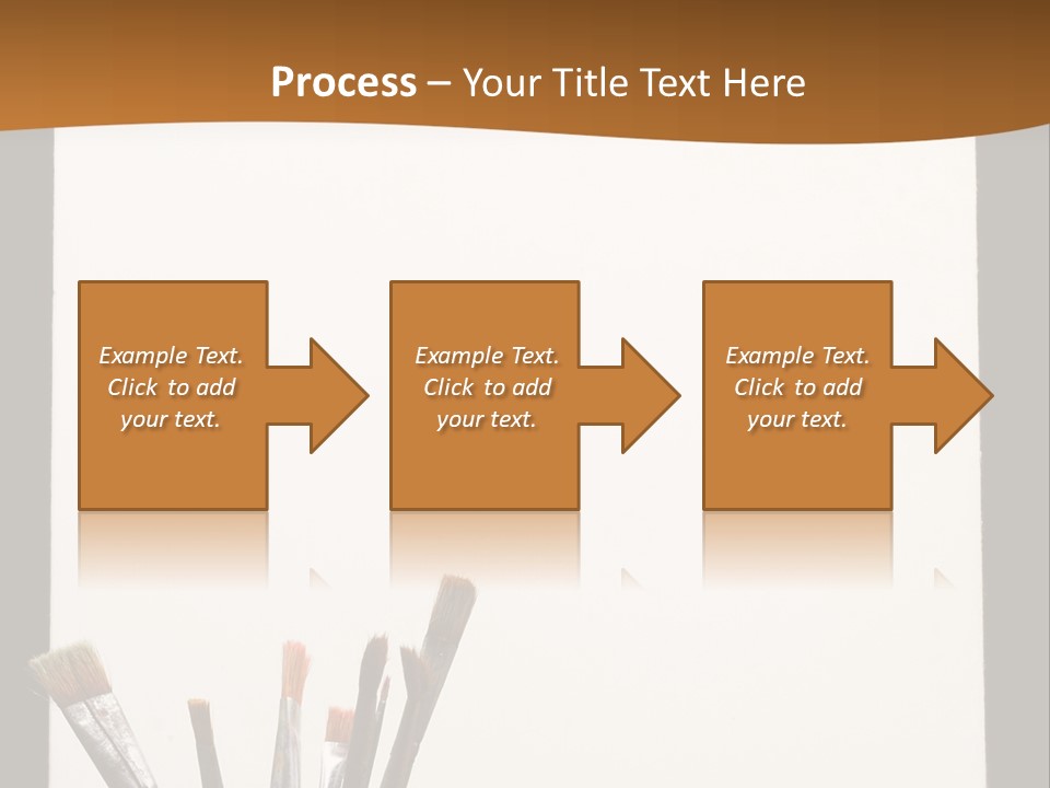 Blank Paint Studio PowerPoint Template