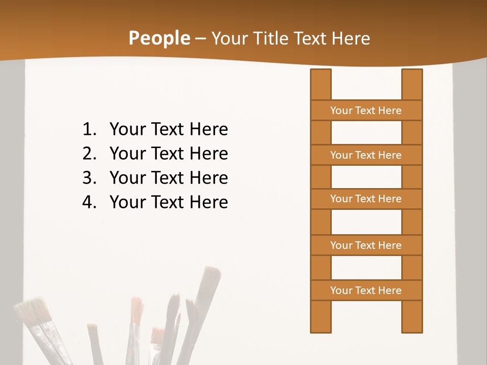 Blank Paint Studio PowerPoint Template