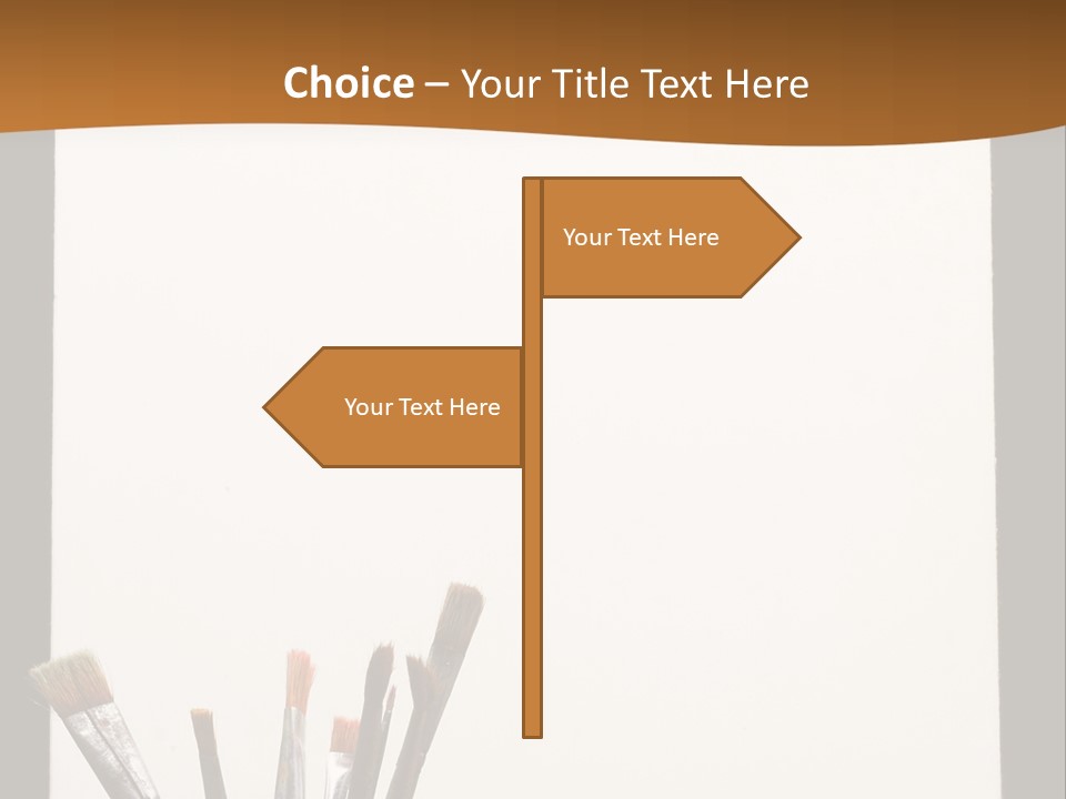 Blank Paint Studio PowerPoint Template