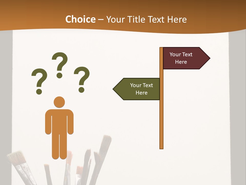 Blank Paint Studio PowerPoint Template