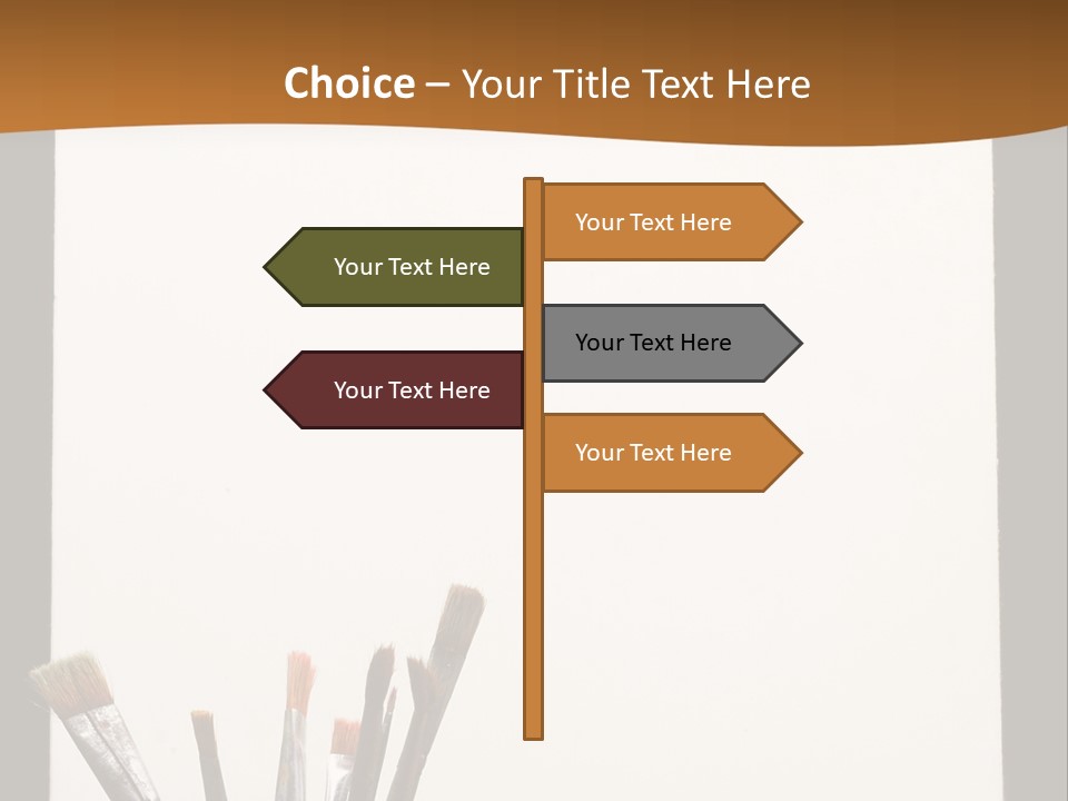 Blank Paint Studio PowerPoint Template