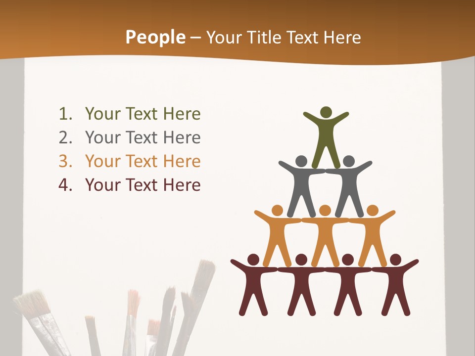 Blank Paint Studio PowerPoint Template