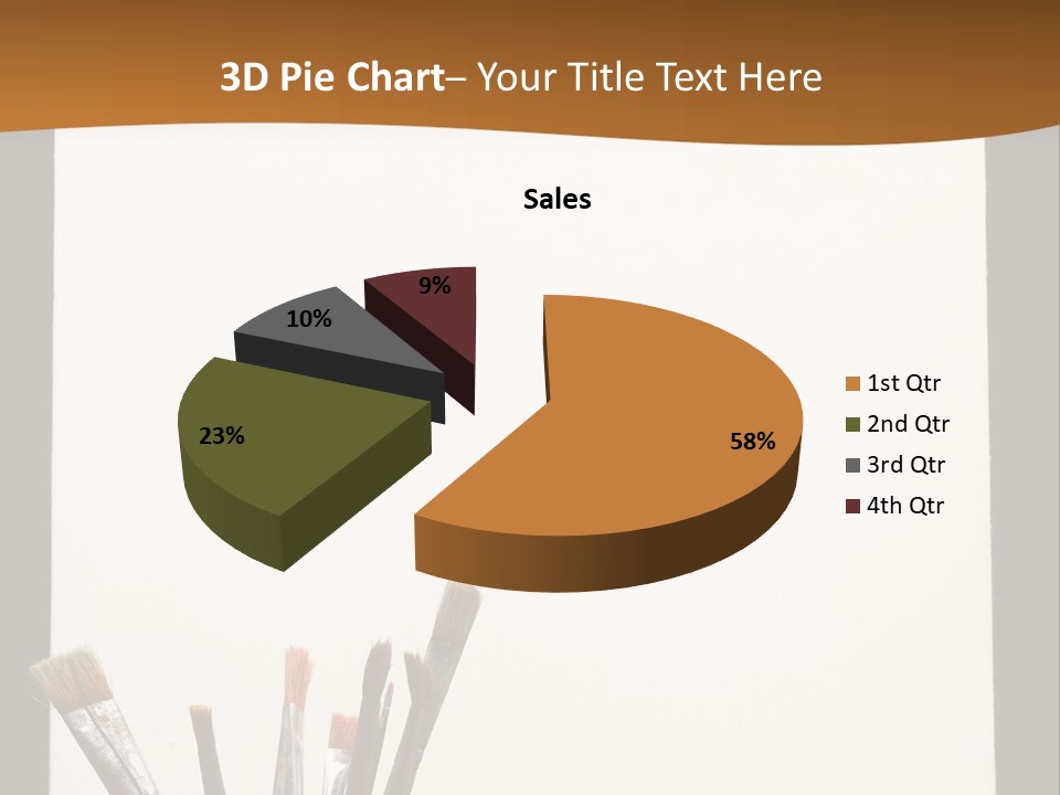 Blank Paint Studio PowerPoint Template