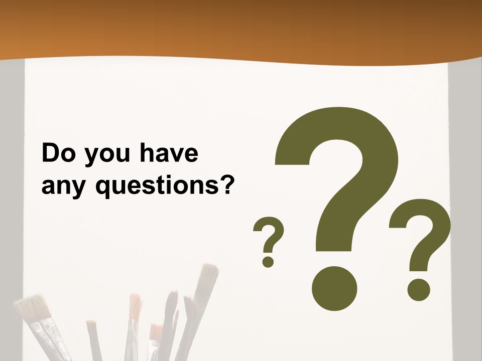 Blank Paint Studio PowerPoint Template