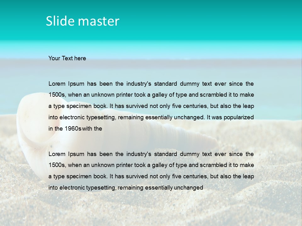 Exotic Tourism Sky PowerPoint Template