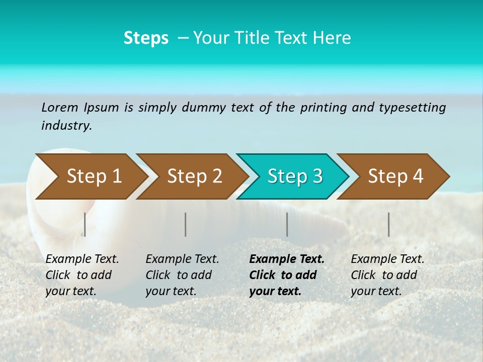Exotic Tourism Sky PowerPoint Template