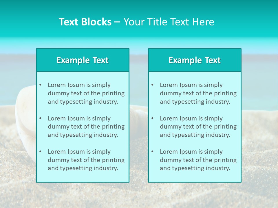 Exotic Tourism Sky PowerPoint Template
