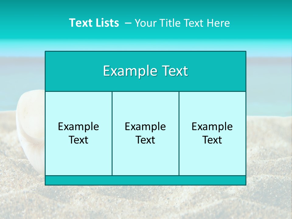 Exotic Tourism Sky PowerPoint Template