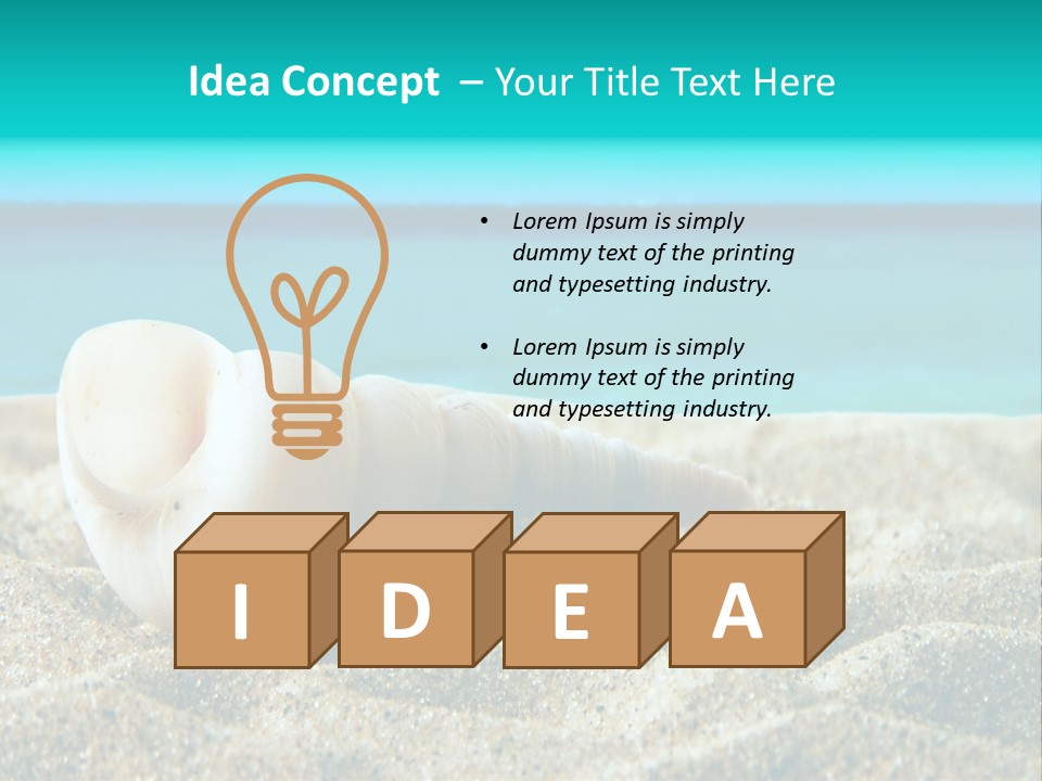 Exotic Tourism Sky PowerPoint Template