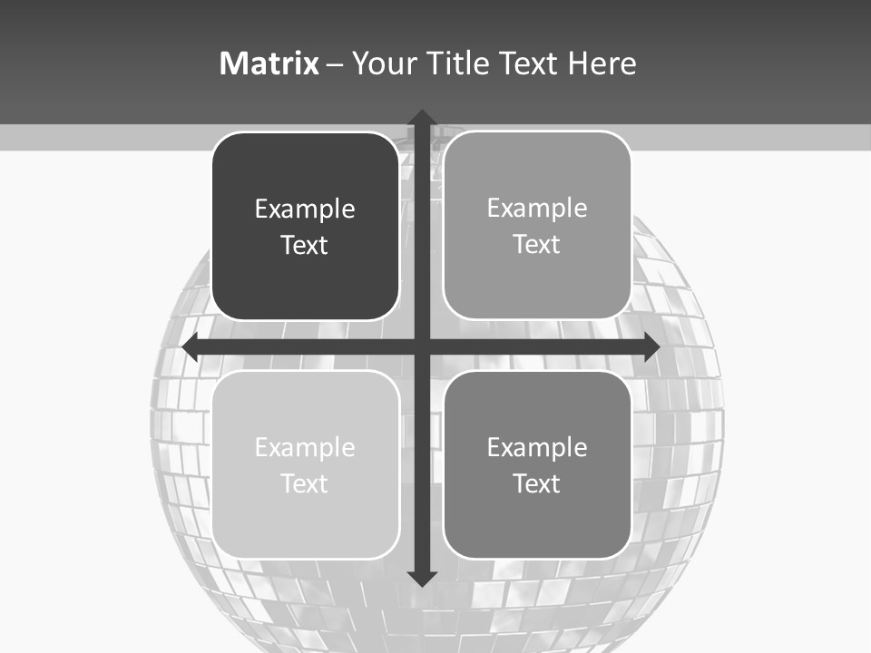 Clubbing Shape Reflect PowerPoint Template