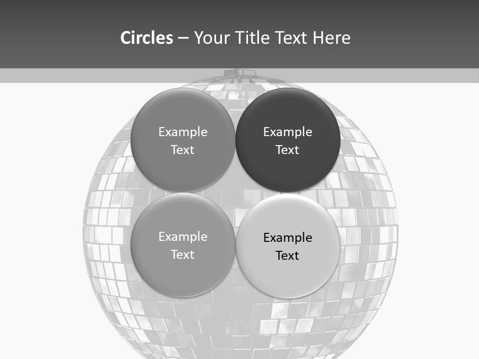 Clubbing Shape Reflect PowerPoint Template