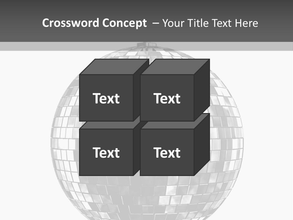 Clubbing Shape Reflect PowerPoint Template