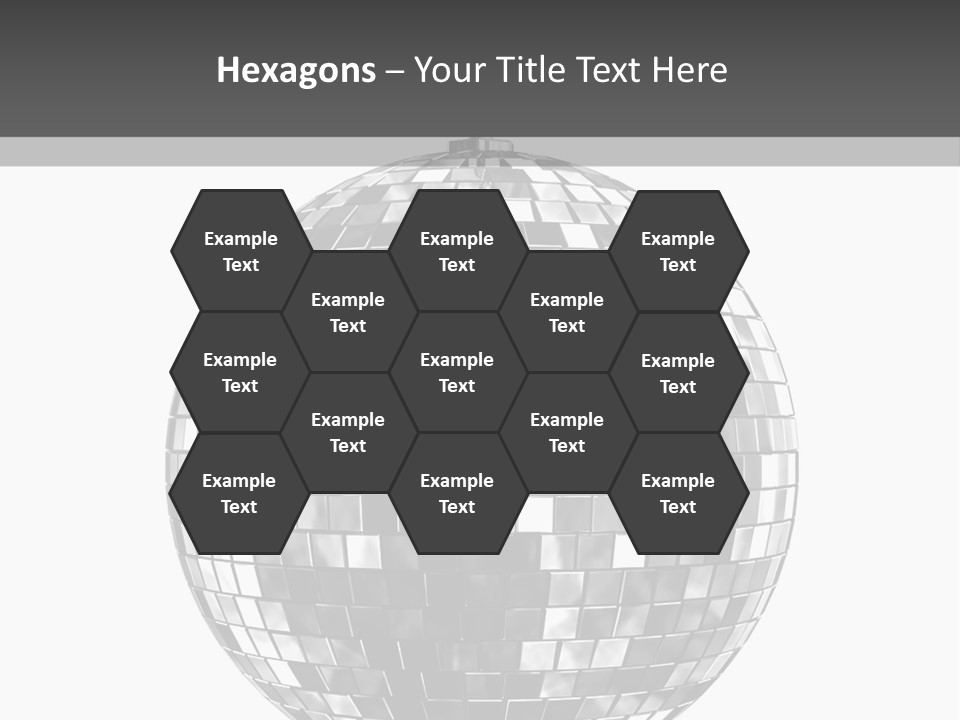 Clubbing Shape Reflect PowerPoint Template