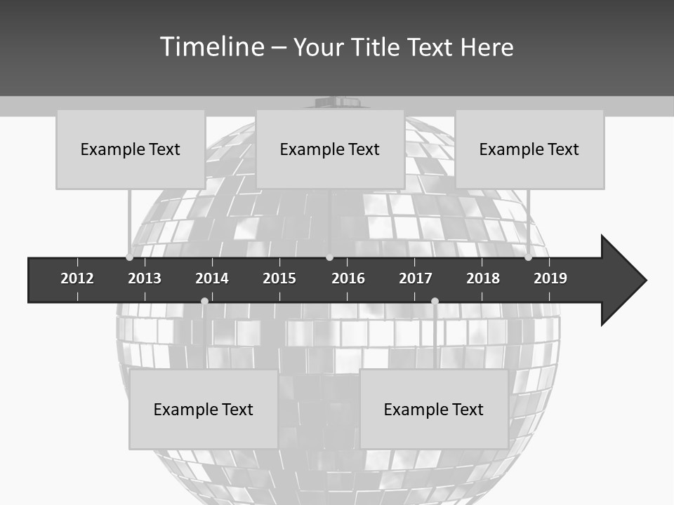 Clubbing Shape Reflect PowerPoint Template