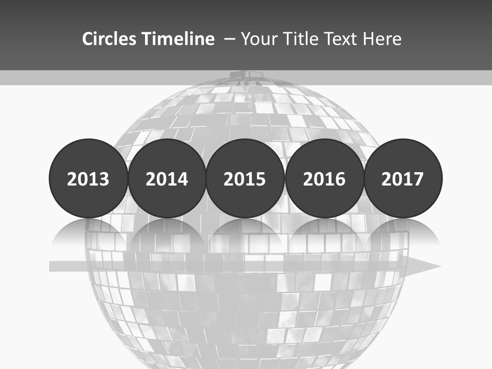 Clubbing Shape Reflect PowerPoint Template