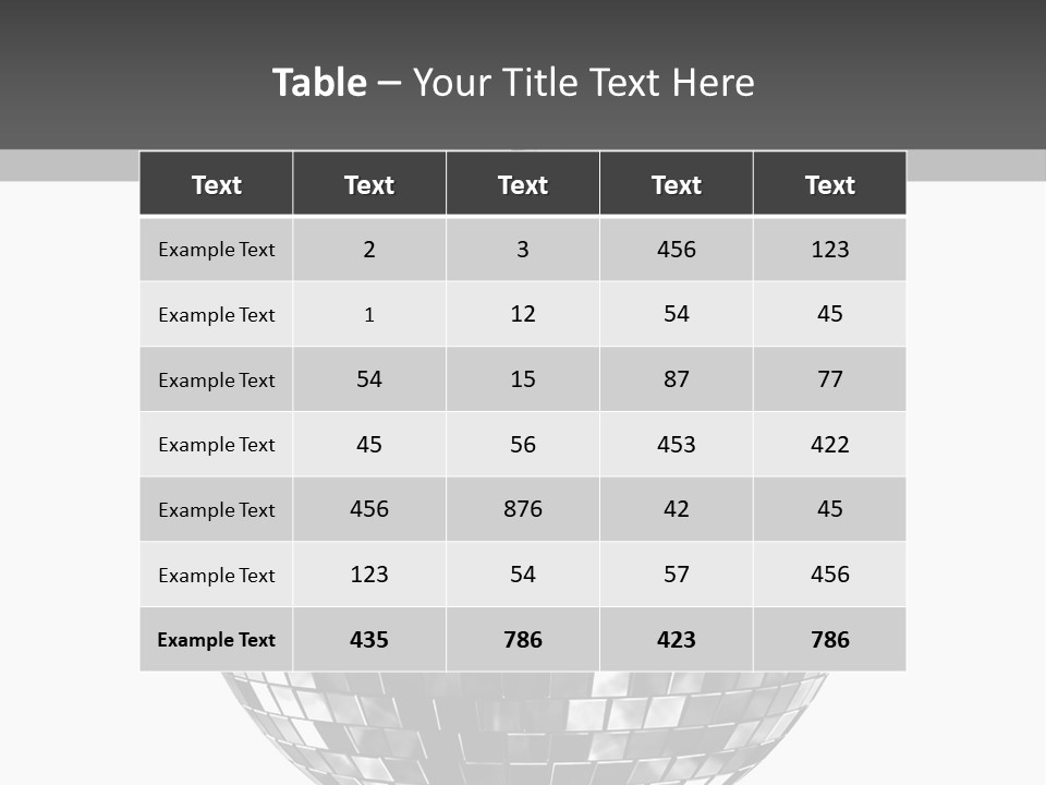 Clubbing Shape Reflect PowerPoint Template