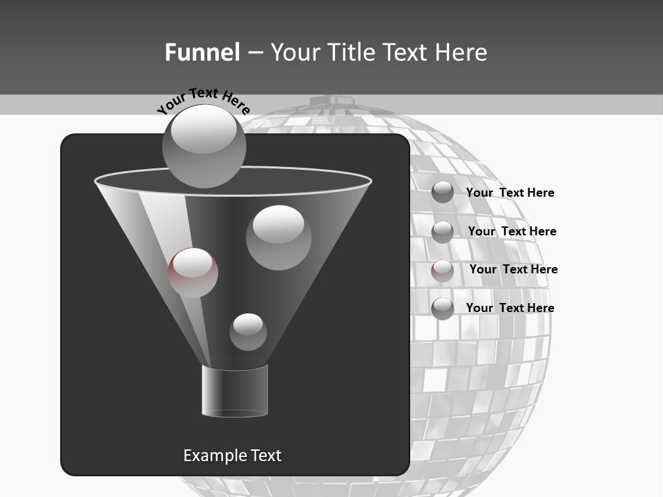 Clubbing Shape Reflect PowerPoint Template