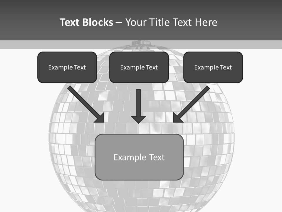 Clubbing Shape Reflect PowerPoint Template