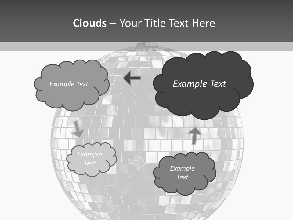 Clubbing Shape Reflect PowerPoint Template
