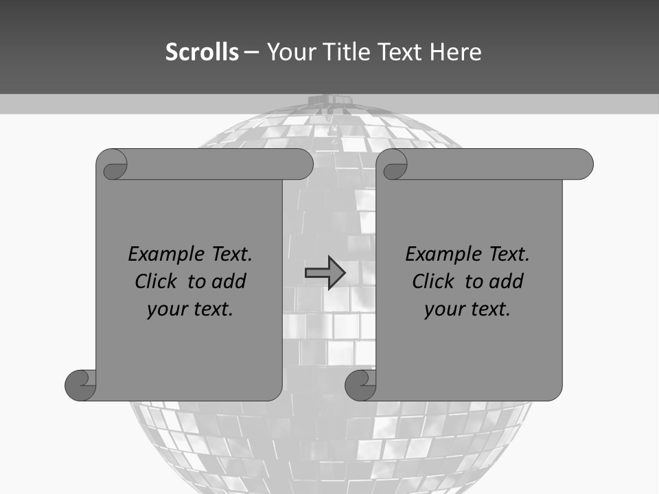 Clubbing Shape Reflect PowerPoint Template