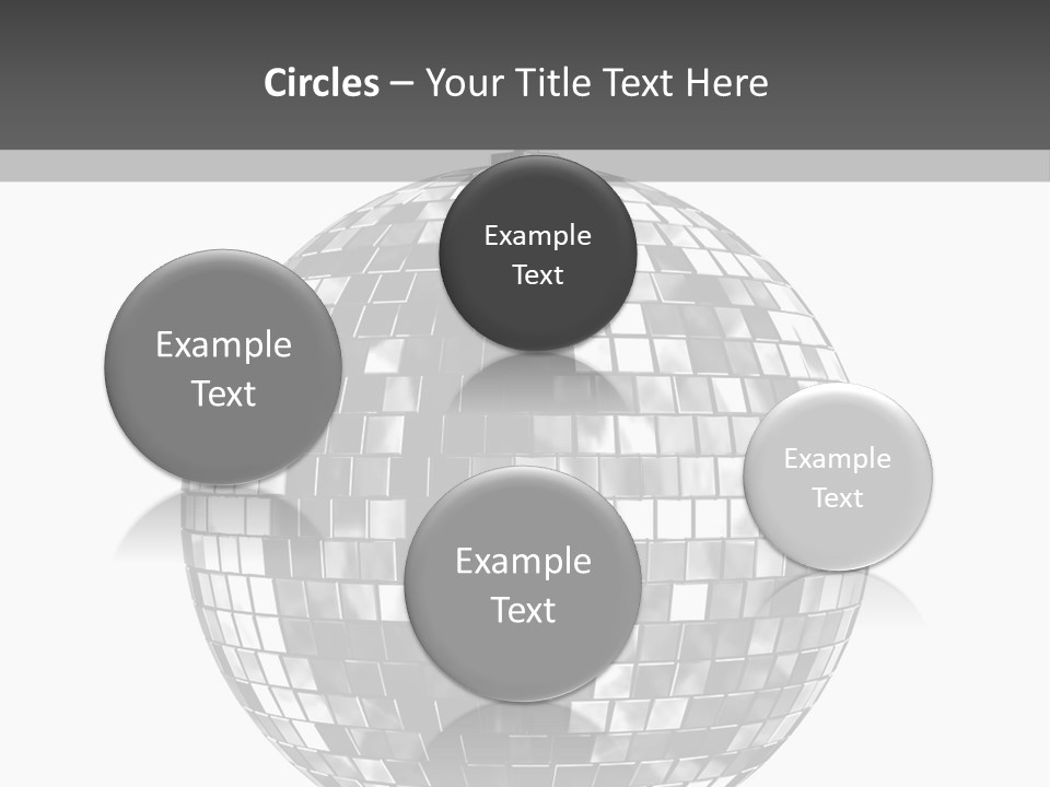 Clubbing Shape Reflect PowerPoint Template