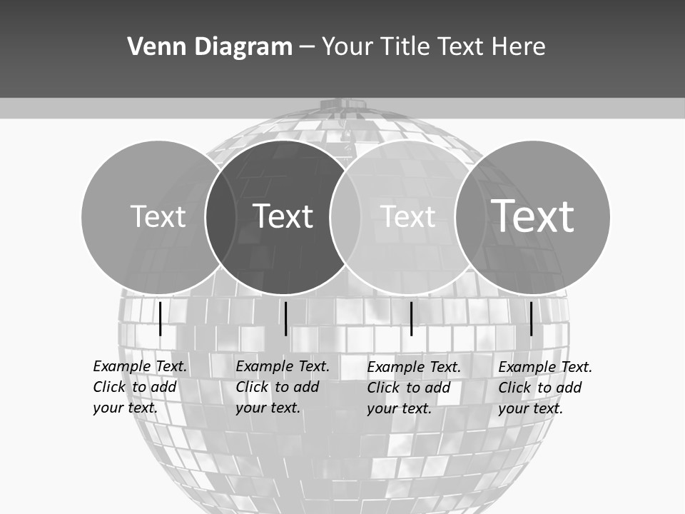 Clubbing Shape Reflect PowerPoint Template