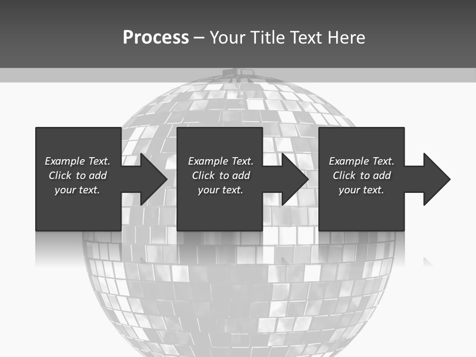 Clubbing Shape Reflect PowerPoint Template