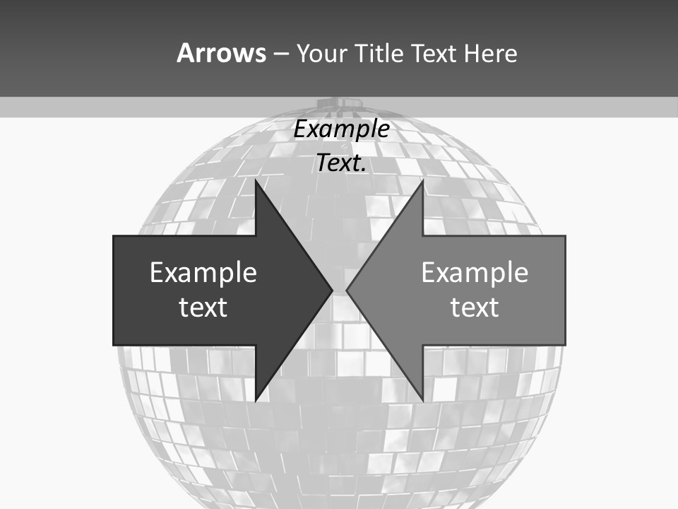Clubbing Shape Reflect PowerPoint Template