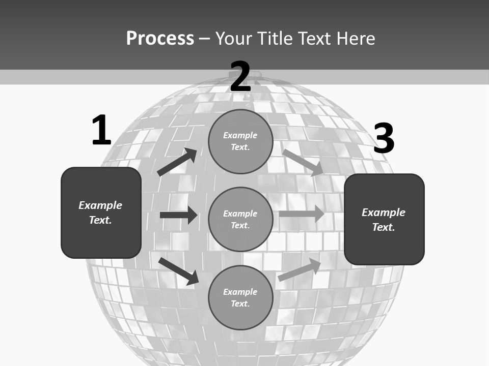 Clubbing Shape Reflect PowerPoint Template