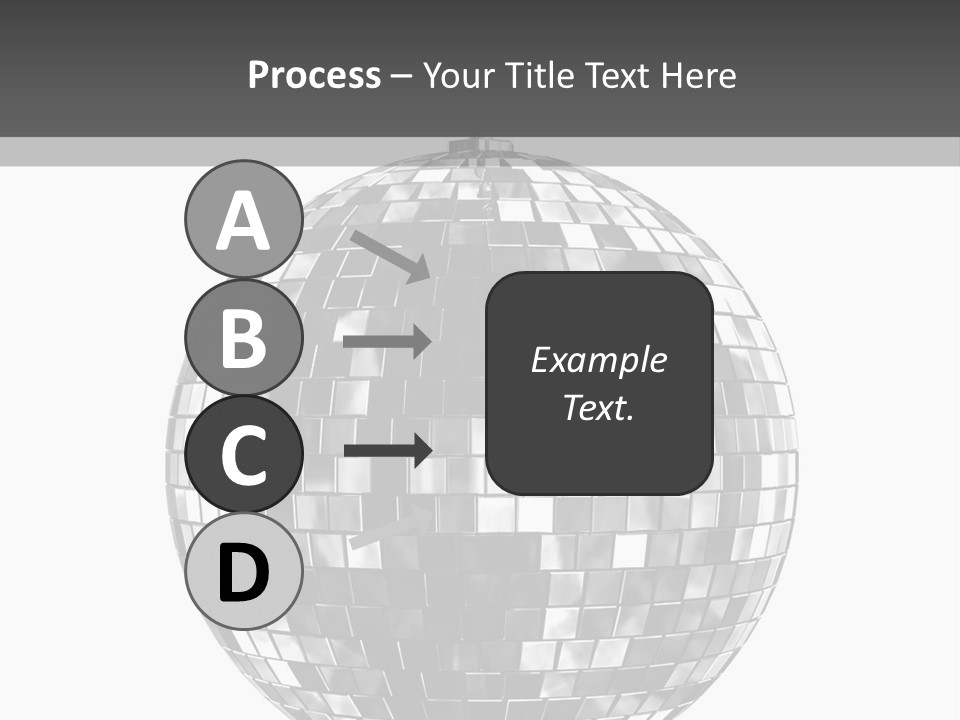Clubbing Shape Reflect PowerPoint Template