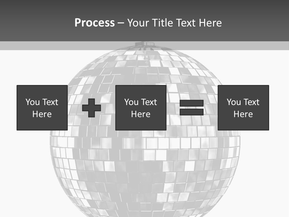 Clubbing Shape Reflect PowerPoint Template