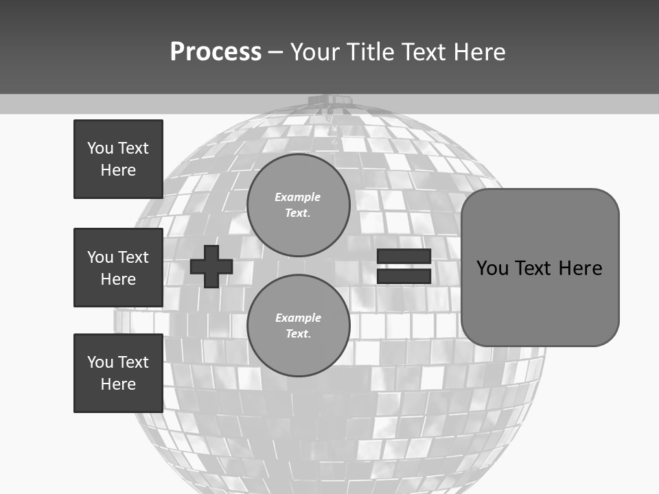 Clubbing Shape Reflect PowerPoint Template