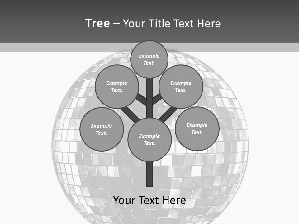 Clubbing Shape Reflect PowerPoint Template