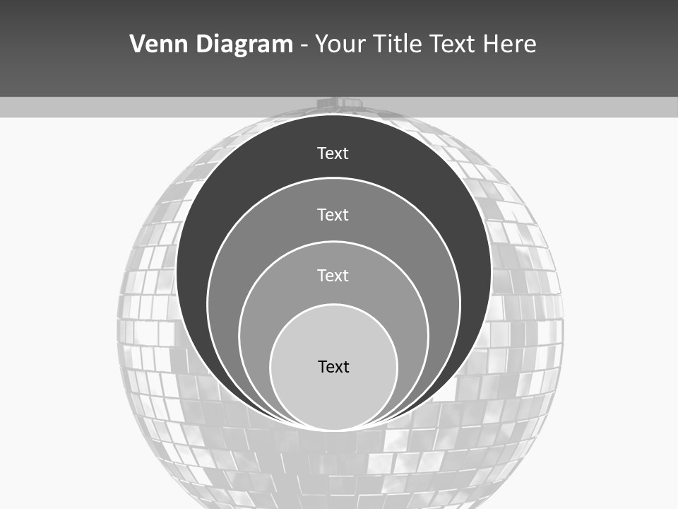 Clubbing Shape Reflect PowerPoint Template