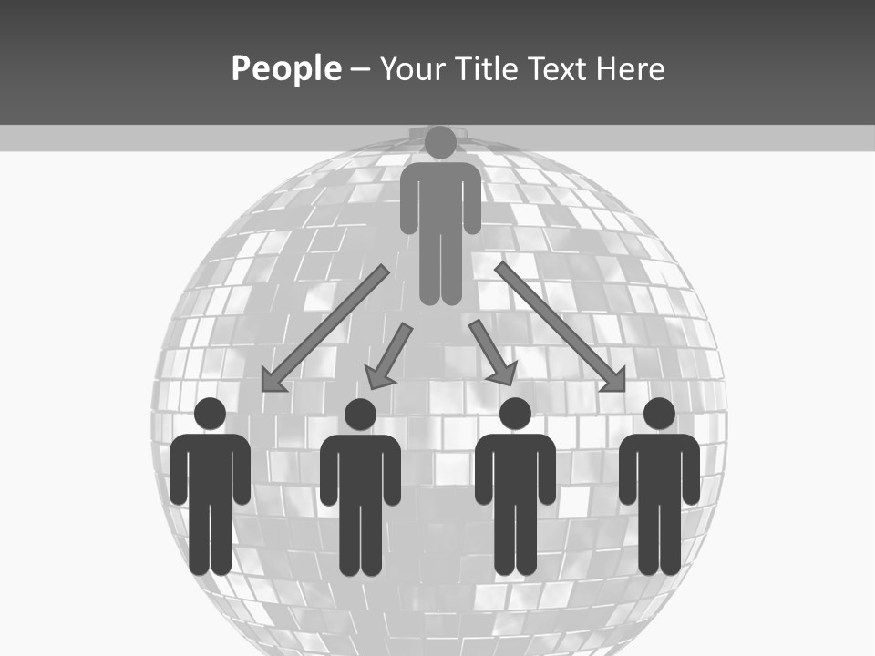 Clubbing Shape Reflect PowerPoint Template