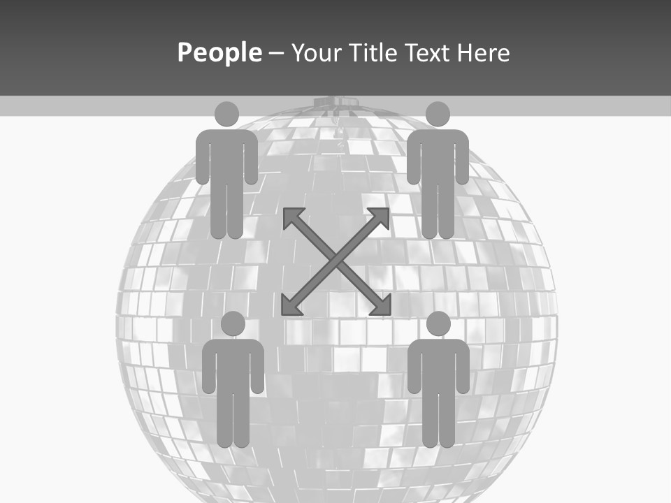 Clubbing Shape Reflect PowerPoint Template