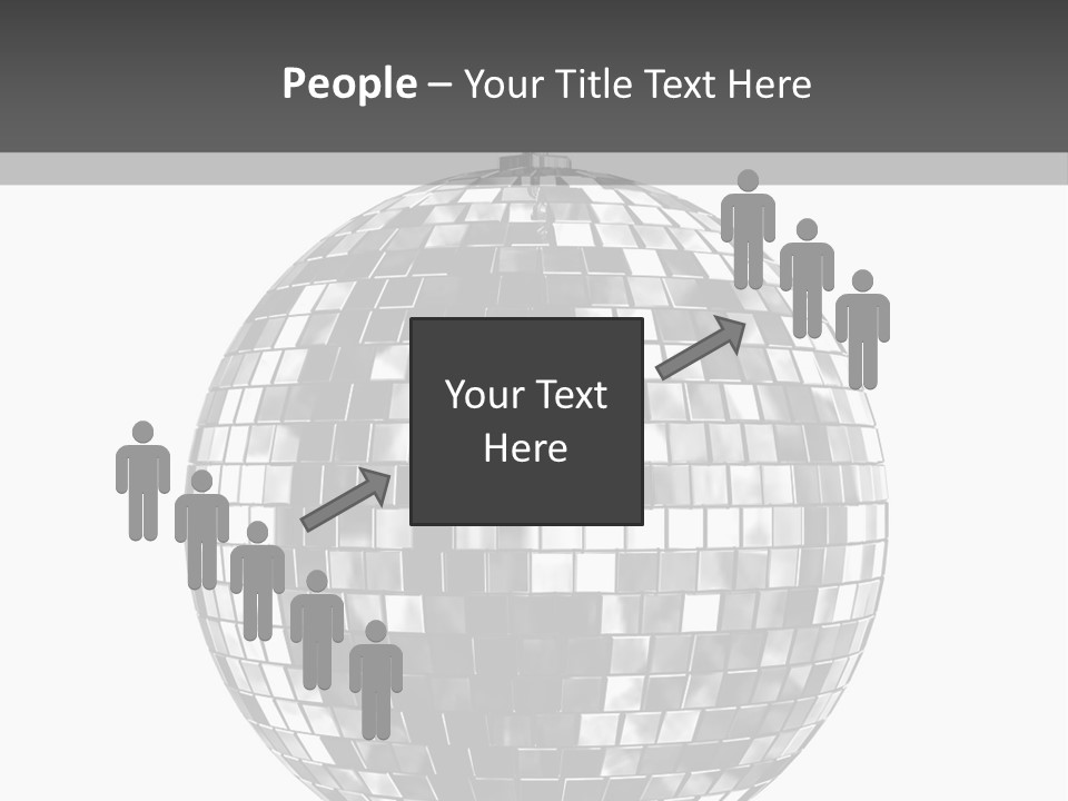 Clubbing Shape Reflect PowerPoint Template