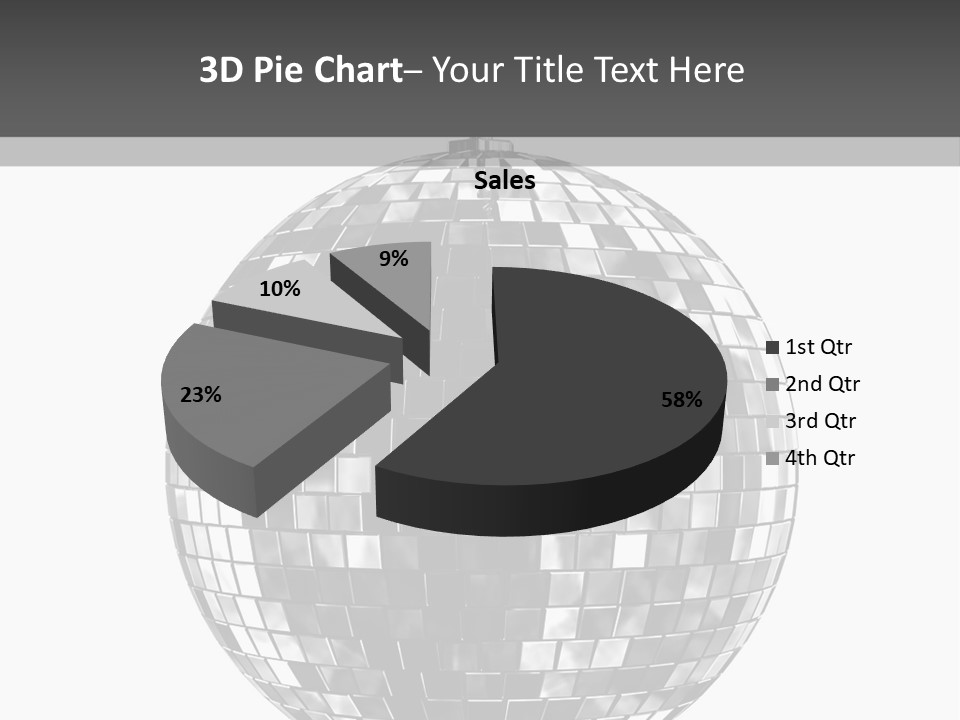Clubbing Shape Reflect PowerPoint Template