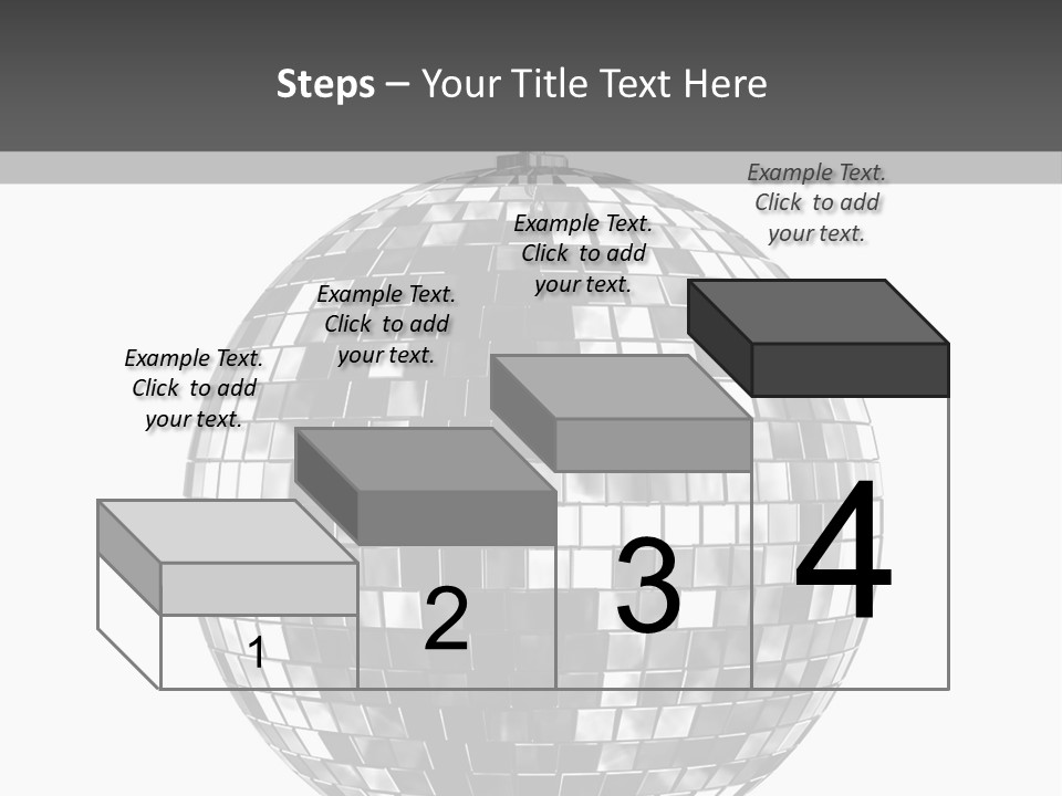 Clubbing Shape Reflect PowerPoint Template