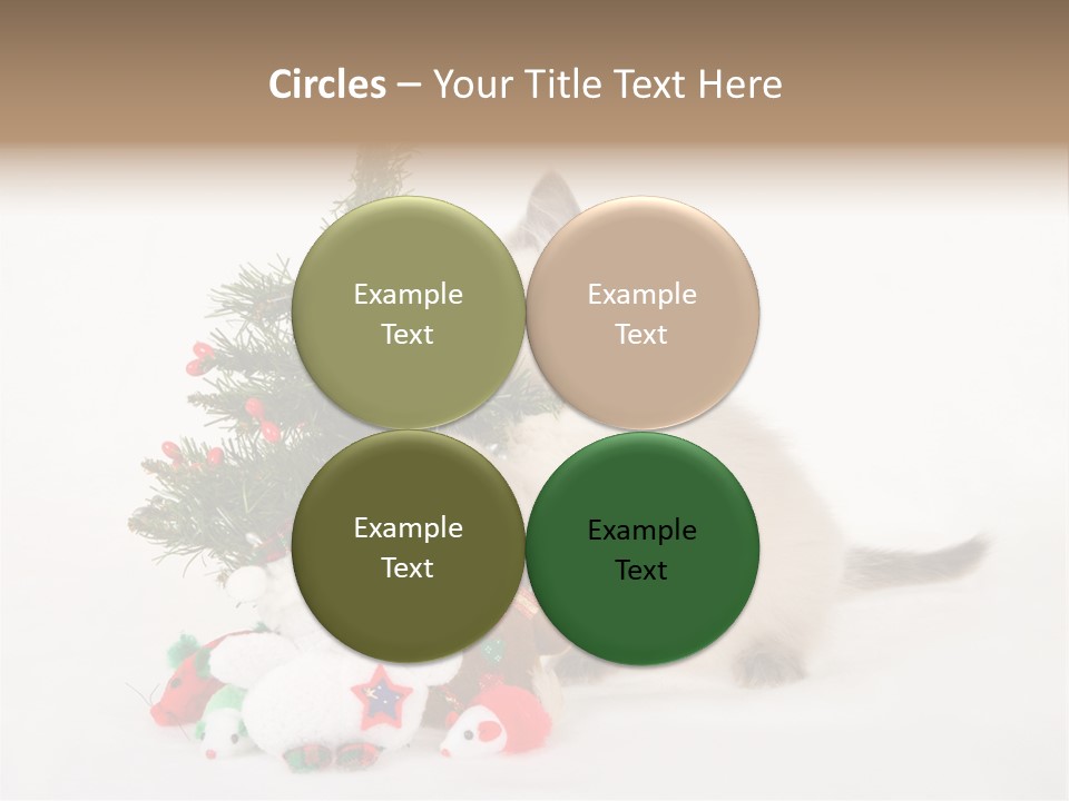 Energetic Miniature Cute PowerPoint Template