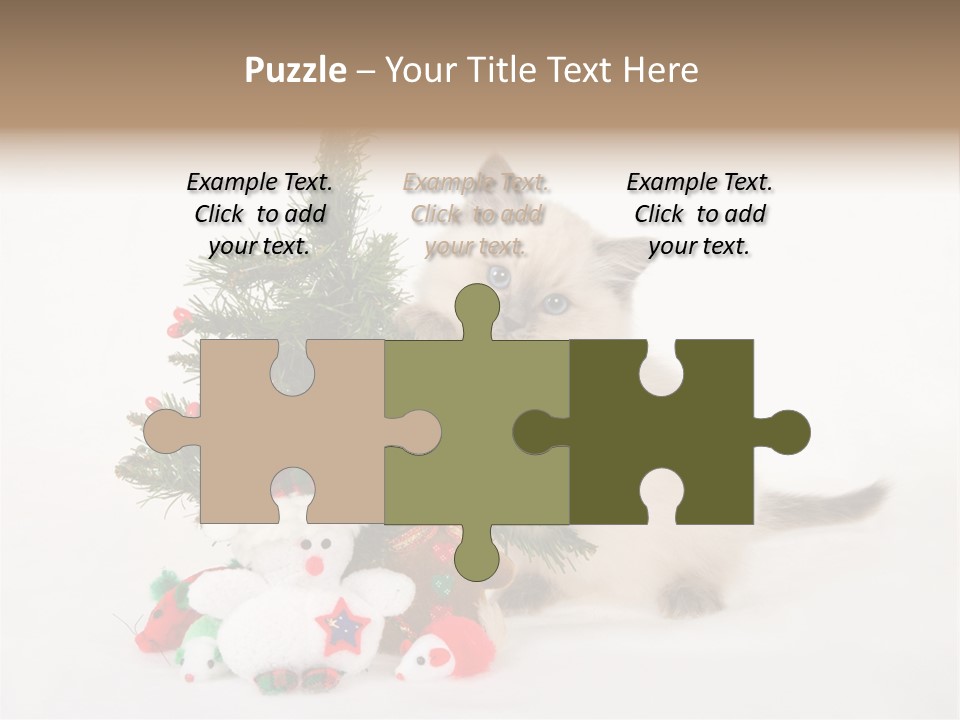 Energetic Miniature Cute PowerPoint Template