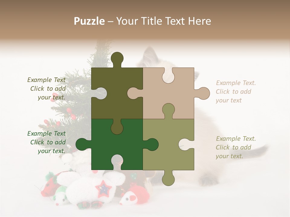 Energetic Miniature Cute PowerPoint Template