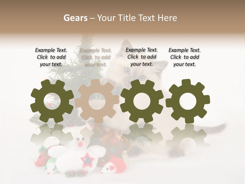 Energetic Miniature Cute PowerPoint Template