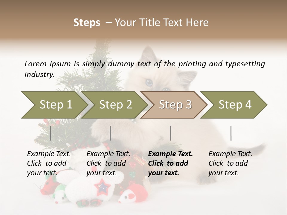 Energetic Miniature Cute PowerPoint Template