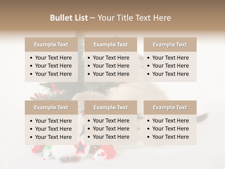 Energetic Miniature Cute PowerPoint Template