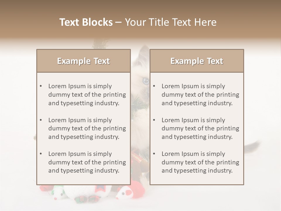 Energetic Miniature Cute PowerPoint Template